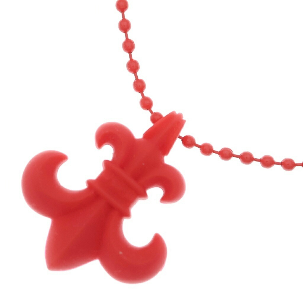 CHROME HEARTS(クロムハーツ) RUBBER BS FLUER BS太陽面爆発 シリコンラバーネックレス 黒いこと【中古】【座標軸B】【色合い赤いこと】【取りまわしバス発着場OneStyle名古屋運動場店】