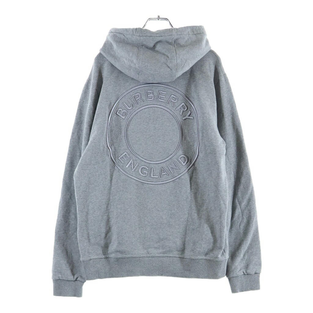 BURBERRY LONDON(バーバリーロンドン) 大いさ:S 刺しゅうロゴタイプ ティーシャツ スウェットパーカー 薄墨色 8042230【中古】【座標軸A】【色合い薄墨色】【オンライン制限事項商いもの】