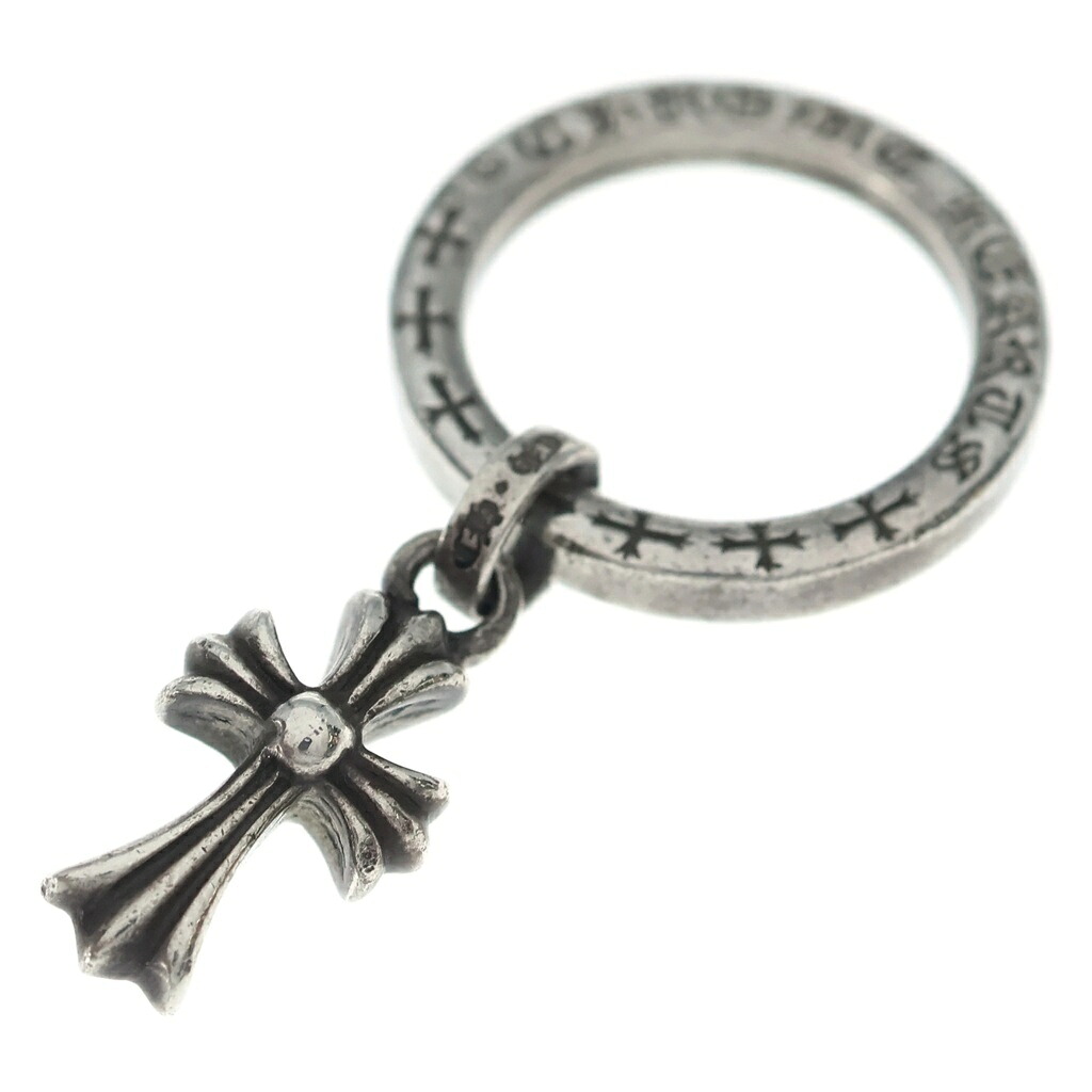 CHROME HEARTS(クロムハーツ) 大きさ:8号 NTFL W NTFL wベイビーファットモチーフリング しろがね色【中古】【度合いB】【色つやしろがね色】【取りまわしバス発着場BRING亜米利加村店】