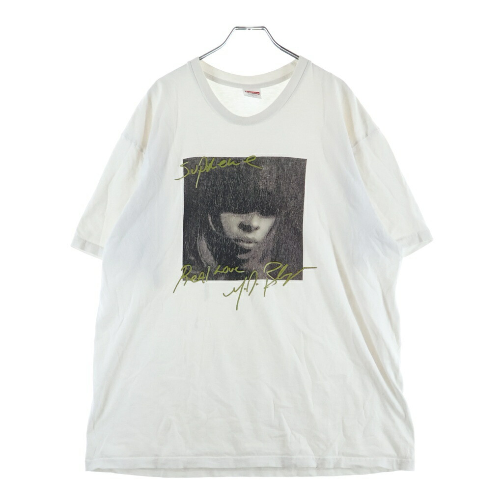 SUPREME(シュプリーム) 大きさ:XL 19AW Mary J. Blige Tee メアリーJブライジ 映し絵刷り上げる 半袖プルオーバー カットソー 白いこと【中古】【座標軸B】【色合い白いこと】【取りまわしバス発着場BRING京都河原町店】