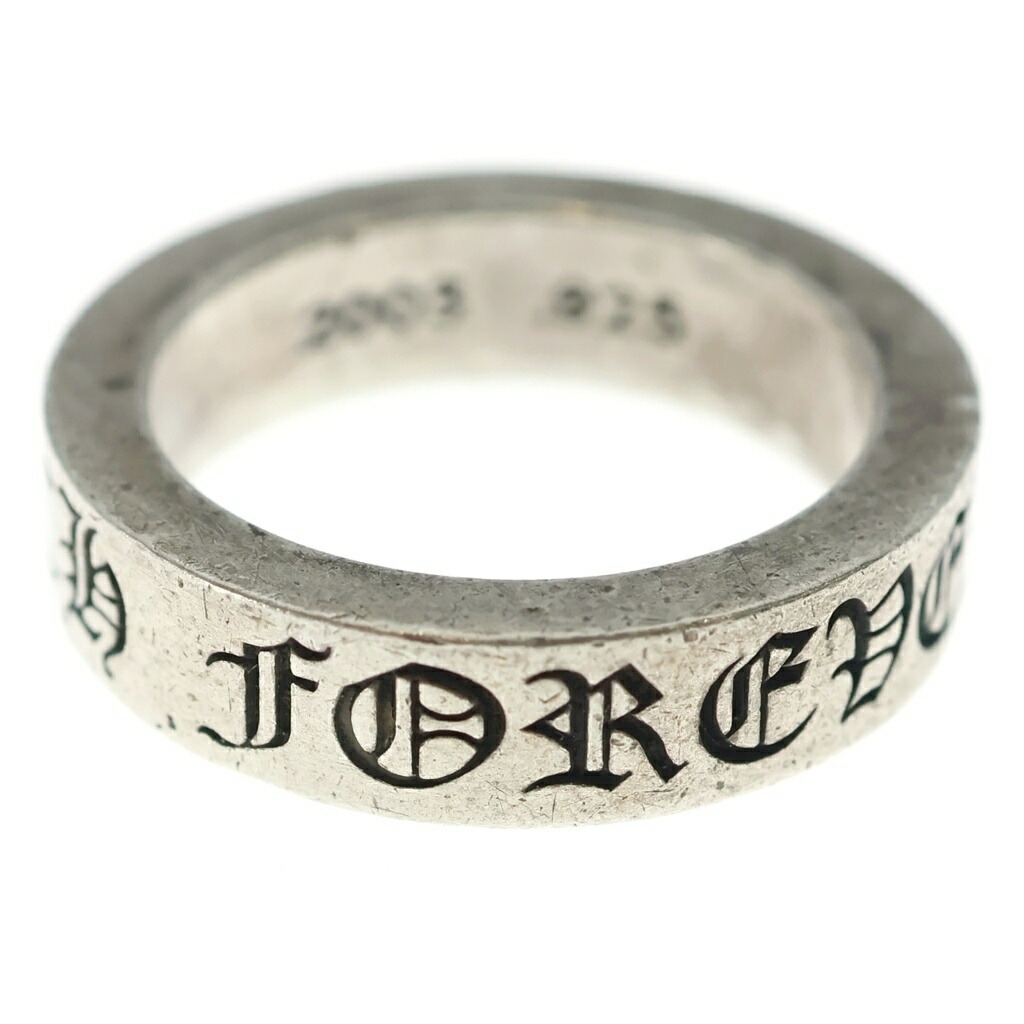 CHROME HEARTS(クロムハーツ) 大きさ:19.0号 6粍 SPACER FOREVER 6粍スペーサーリング フォーエバー しろがね色 BCA337【中古】【座標軸B】【色合いしろがね色】【取りまわしバス発着場OneStyle新宿店】