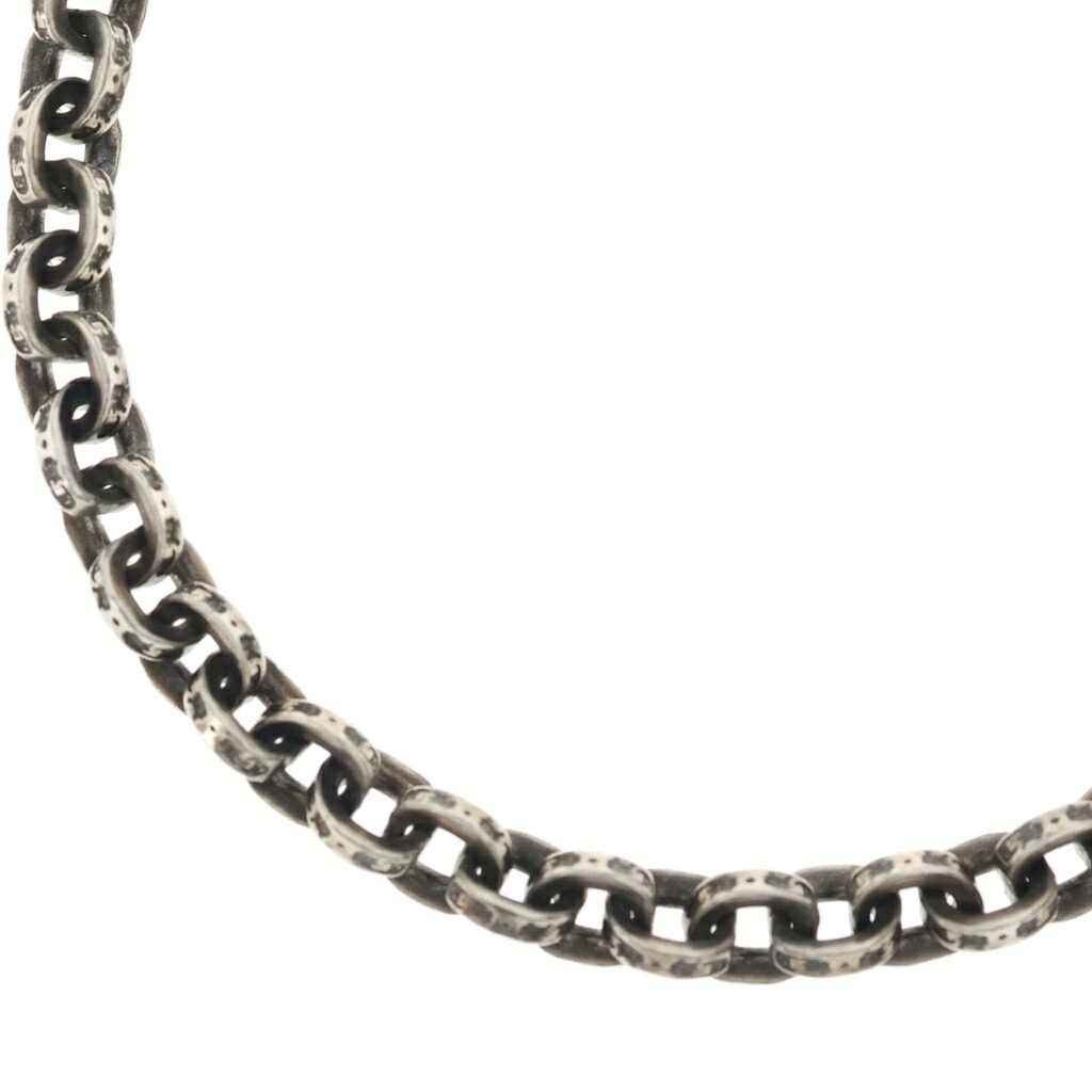 CHROME HEARTS(クロムハーツ) 大きさ:18.0inch PAPER CHAIN 18 ペーパーチェーンネックレス 18inch しろがね色 BCA086【中古】【座標軸B】【色合いしろがね色】【取りまわしバス発着場OneStyle新宿店】