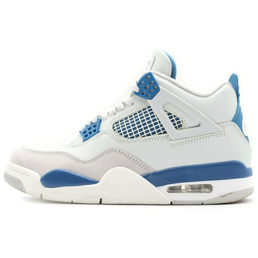 NIKE(ナイキ) 大きさ:26.0糎 AIR JORDAN 4 RETRO INDUSTRIAL BLUE FV5029-141 エアジョーダン4 インダストリアル青色 ハイカットスニーカー 白いこと/青色 US8/26糎【中古】【座標軸B】【色合い白いこと】【オンライン制限事項商いもの】
