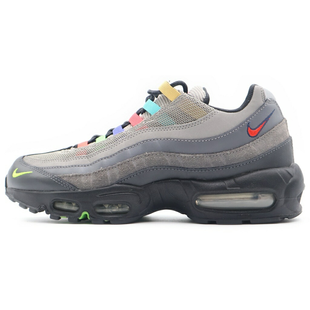 NIKE(ナイキ) 大きさ:27.0糎 AIR MAX95 SE CW6575-001 大気圏マックス95 エスイー ローカットスニーカー 薄墨色 US9/27糎【中古】【座標軸A】【色合い薄墨色】【オンライン制限事項商いもの】
