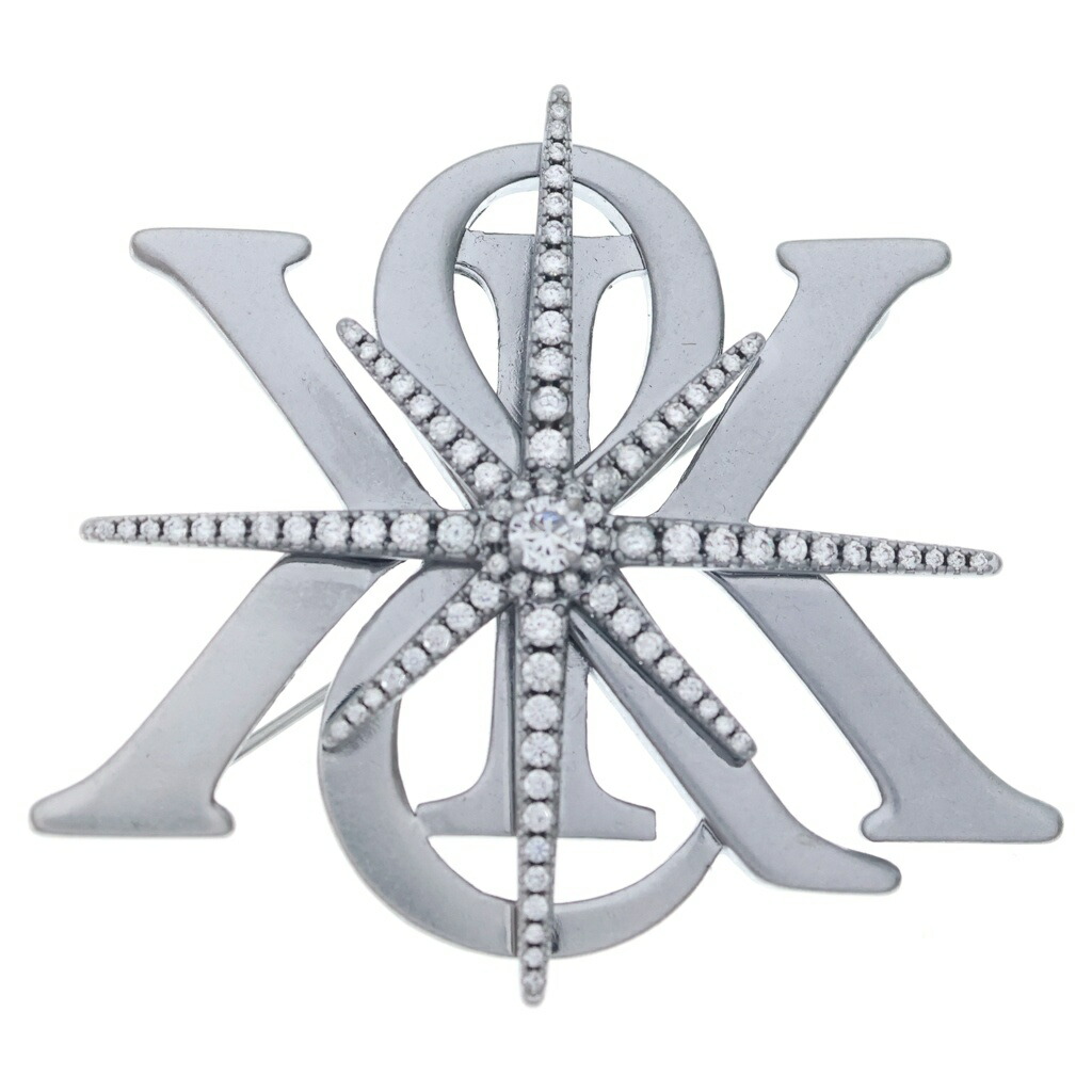 KITH(口づけ) LISA FOR WOMEN CREST BROOCH クレストブローチ しろがね色【中古】【度合いA】【色つやしろがね色】【オンライン押さえる商いもの】