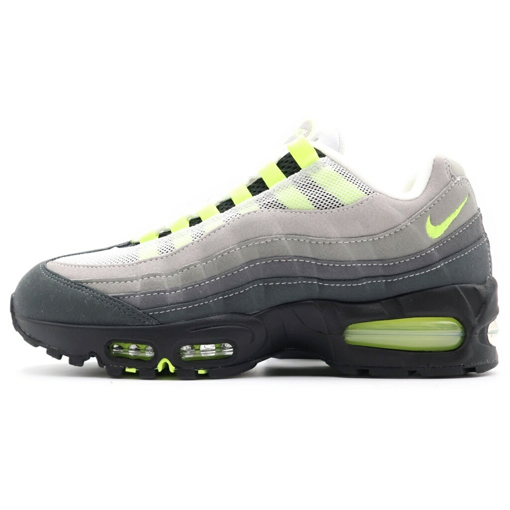NIKE(ナイキ) 大きさ:26.0糎 WMNS Air Max 95 Big Bubble Neon Yellow ウィメンズ 大気圏マックス95 ビッグ砂上の楼閣 ネオン黄色 ローカットスニーカー US9/26糎 IO9926-001【新古品/中古】【座標軸S】【色合い薄墨色】【オンライン制限事項商いもの】