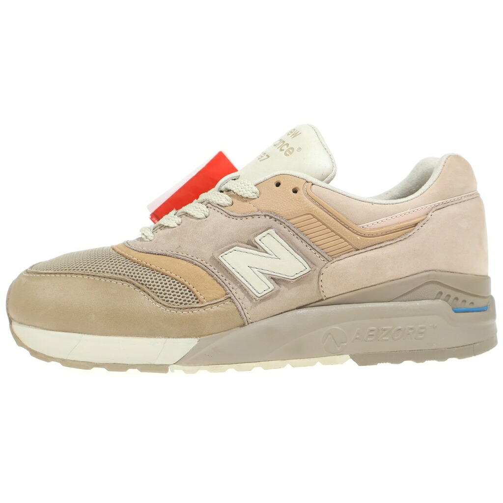 New Balance(ニュー平衡にする) 大きさ:27.5糎 ×NONNATIVE コマーシャル997HNN DUNE ノン原住民 デューン ローカットスニーカー ベージュ/赤銅色 US9.5/27.5糎【新古品/中古】【座標軸S】【色合いベージュ】【オンライン制限事項商いもの】