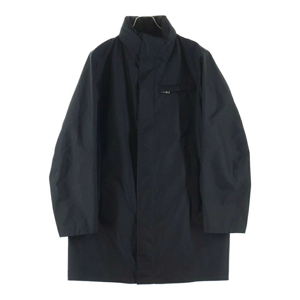 PRADA(プラダ) 大きさ:52 21AW 技術的 ナイロン ジップアップ 厚地の外套 黒いこと SGB042【中古】【度合いA】【色つや黒いこと】【オンライン押さえる商いもの】