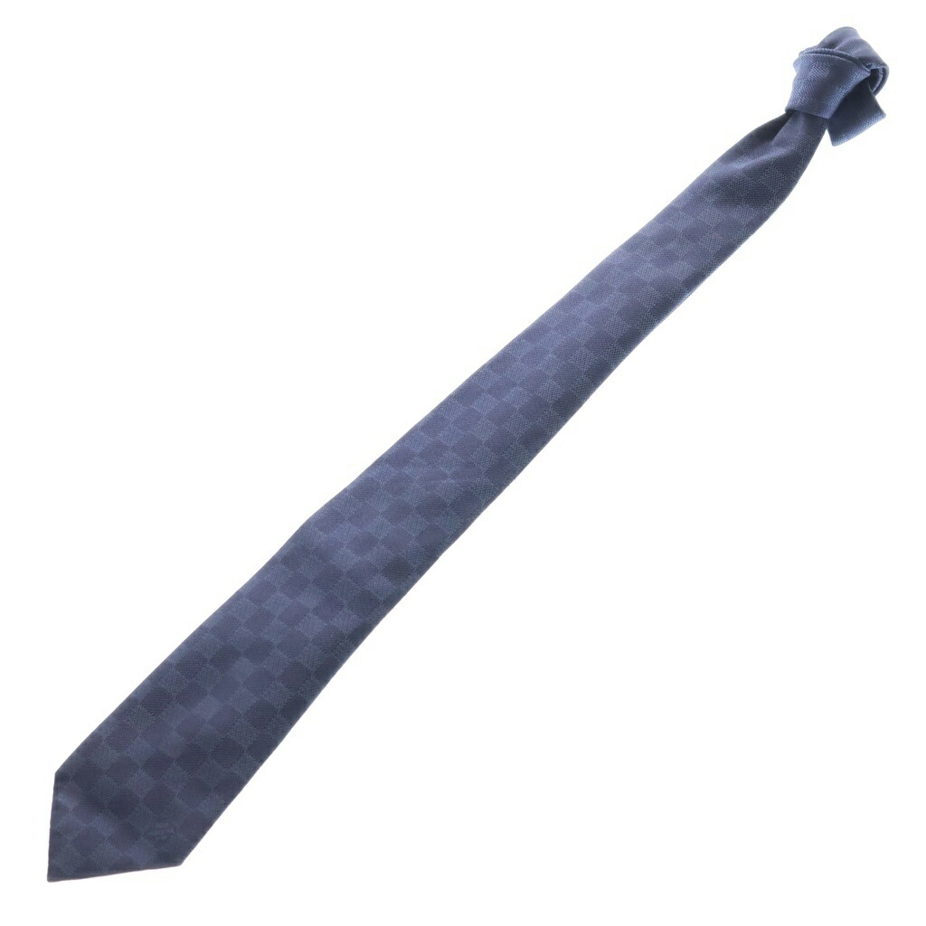 LOUIS VUITTON(ルイヴィトン) ダミエクラシック レギュラー タイ 米国海軍 M78753【中古】【度合いB】【カラーネイビー】【オンライン押さえる商いもの】