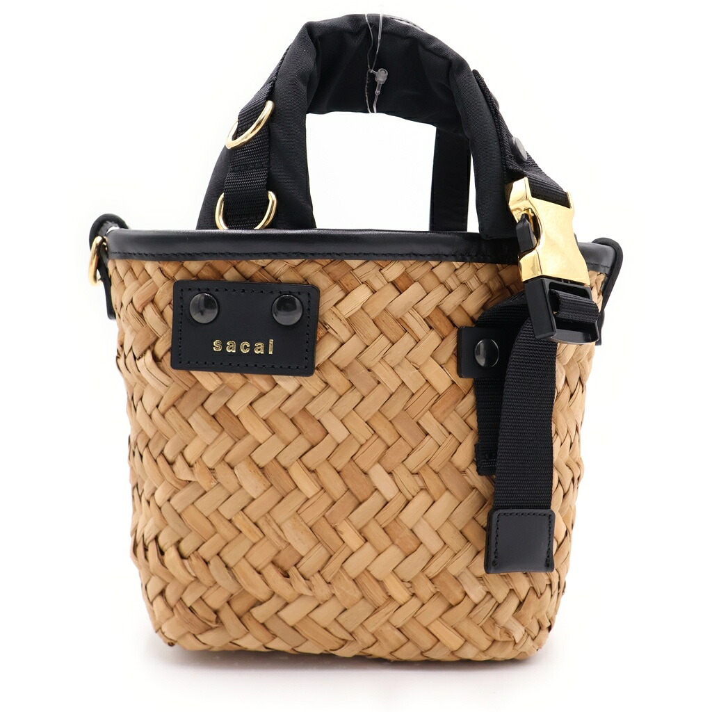 Sacai(サカイ) 大きさ:- Hybrid Marche Microbag 変わり種 マーチカーフスキン カゴ御徒面子 赤銅色【新古品/中古】【座標軸S】【色合い赤銅色】【オンライン制限事項商いもの】