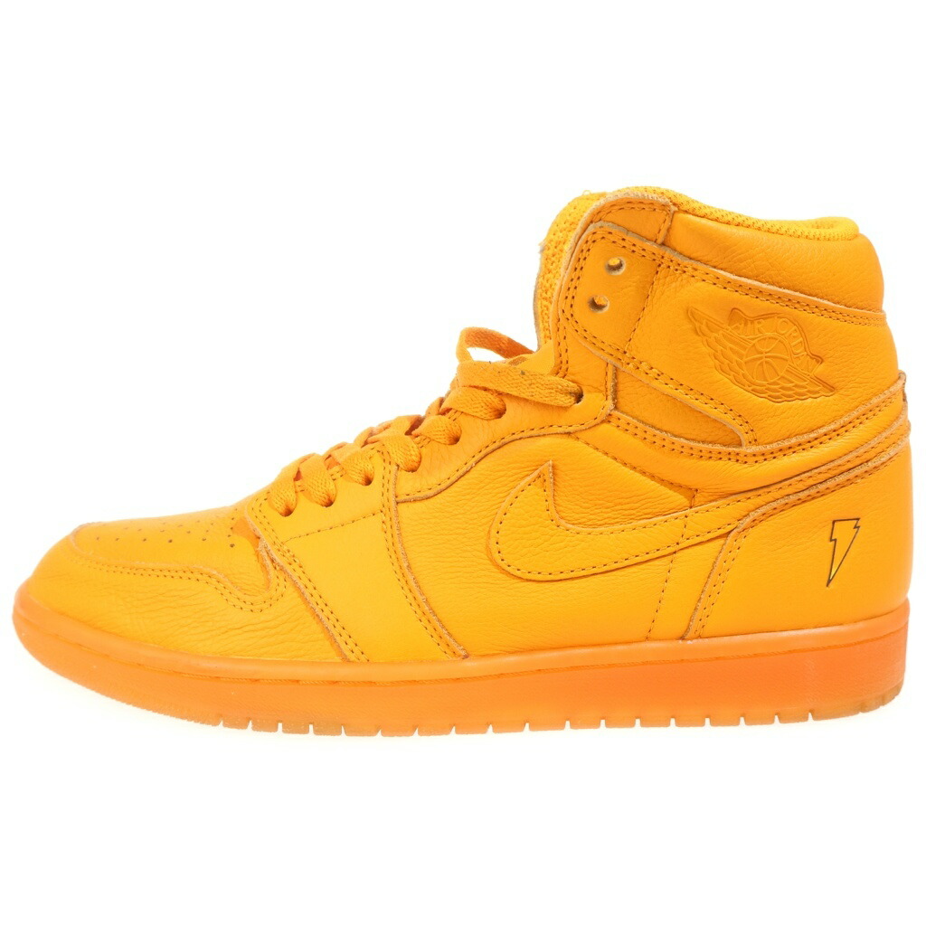 NIKE(ナイキ) 大きさ:28.0糎 ×GATORADE LIKE MIKE Air Jordan 1 Retro High Gatorade Orange Peel【中古】【座標軸A】【色合いオレンジ色】【オンライン制限事項商いもの】