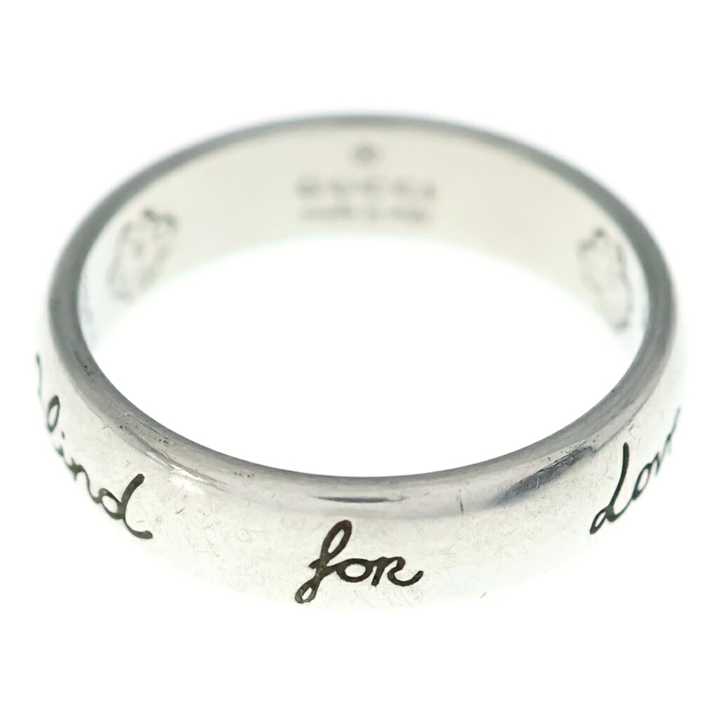 GUCCI(グッチ) サイズ:15.0号 BLIND FOR LOVE ブラインドフォーラブリング 指輪 シルバー【中古】【程度B】【カラーシルバー】【取扱店舗BRING札幌店】|ブランド買取・販売 BRING