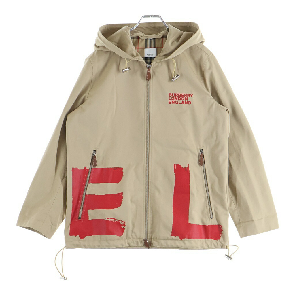 BURBERRY(バーバリー) 大きさ:38 LOVE ジップアップジャケット ベージュ 8037311【中古】【度合いB】【色つやベージュ】【取りまわしバス発着場BRING福岡天神店】