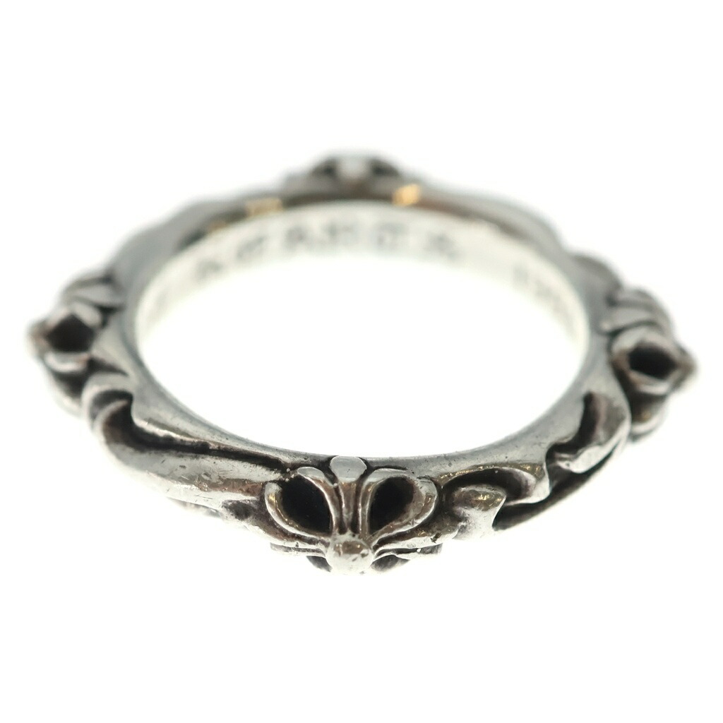CHROME HEARTS(クロムハーツ) 大きさ:18.0号 SBT BAND SBTダンス楽隊輪っか しろがね色 BCA345【中古】【座標軸B】【色合いしろがね色】【取りまわしバス発着場渋谷】