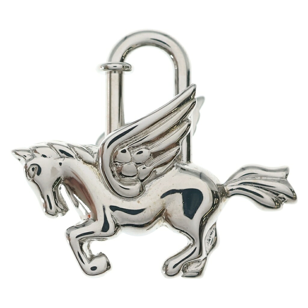 HERMES(エルメス) ペガサス カデナチャーム しろがね色【中古】【度合いB】【色つやしろがね色】【オンライン押さえる商いもの】