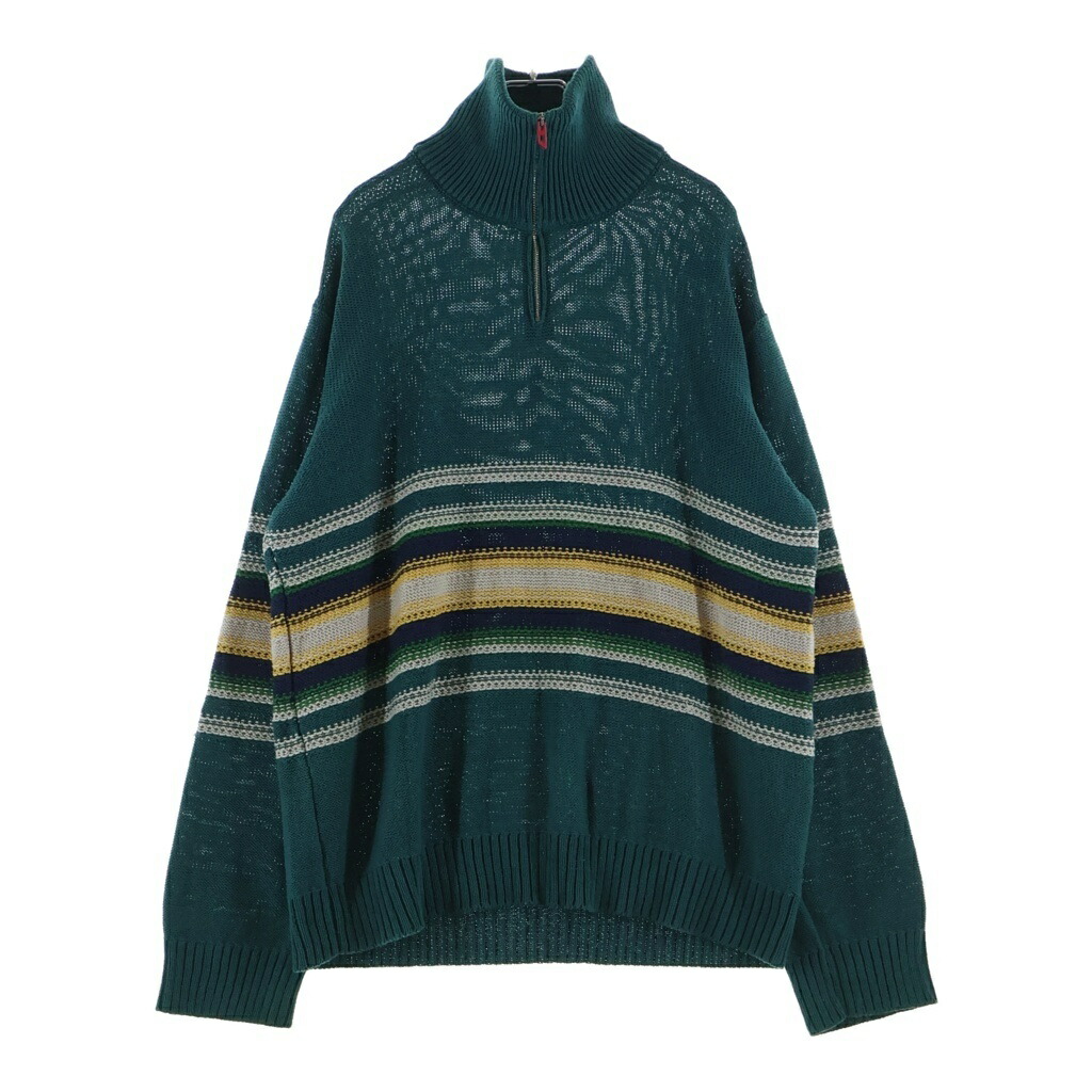 DIESEL(ディーゼル) 大きさ:L 25AW K-TIMEO ハーフジップ ティーシャツ編み物 A220120BKCA マルチ色つや【中古】【度合いB】【色つやマルチ色つや】【取りまわしバス発着場BRING福岡天神店】