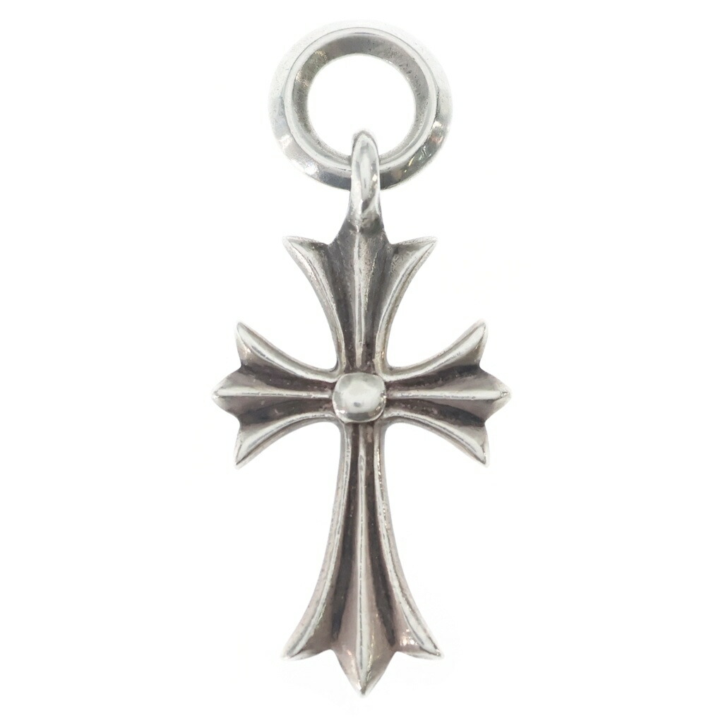 CHROME HEARTS(クロムハーツ) TINY CH CROSS タイニーCH差し交わす 惹きつける 首飾りいの一番 しろがね色 BCA382【中古】【座標軸B】【色合いしろがね色】【取りまわしバス発着場BRING札幌店】