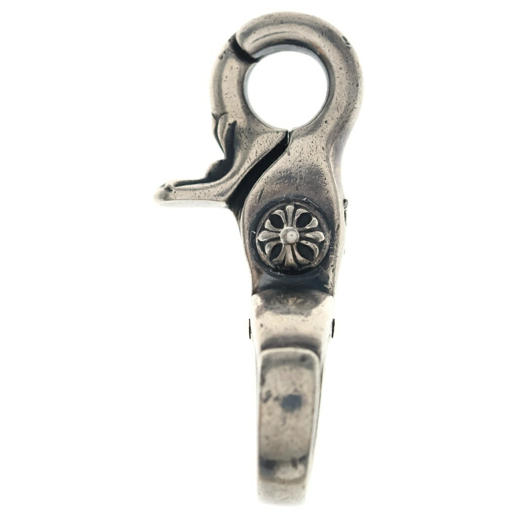 CHROME HEARTS(クロムハーツ) QUICK CLIP CROSS BALL クイックゼムクリップ クロスボール しろがね色 BCA078【中古】【座標軸B】【色合いしろがね色】【取りまわしバス発着場原宿】