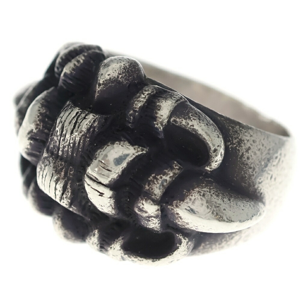 CHROME HEARTS(クロムハーツ) 大いさ:23.5号 BIG CLAW RING ビッグクローリング しろがね色輪っか しろがね色【中古】【座標軸B】【色合いしろがね色】【取りまわしバス発着場OneStyle新宿店】