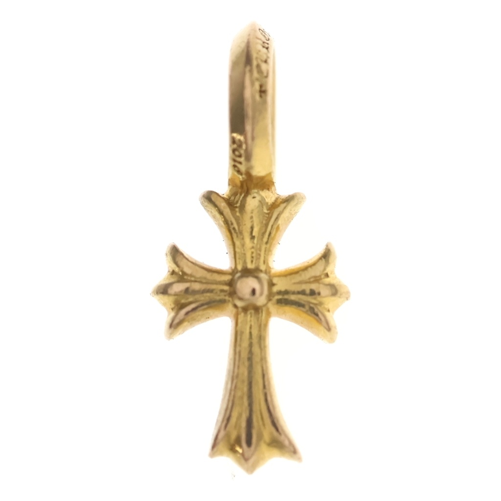 CHROME HEARTS(クロムハーツ) 22K STACK CH CROSS V2 CHクロススタックチャーム シャンデリヤいの一番 ゴールド BCA050【中古】【座標軸B】【色合い黄色】【取りまわしバス発着場OneStyle新宿店】