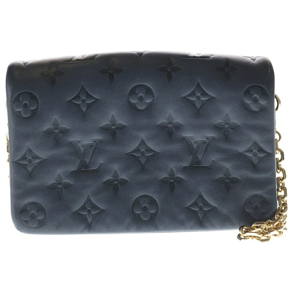 LOUIS VUITTON(ルイヴィトン) ポシェットクッサン モノグラム 2WAYクラッチペダル御徒面子 ショルダーバッグ 黒いこと M82116【中古】【度合いB】【色つや黒いこと】【取りまわしバス発着場BRING心斎橋店】