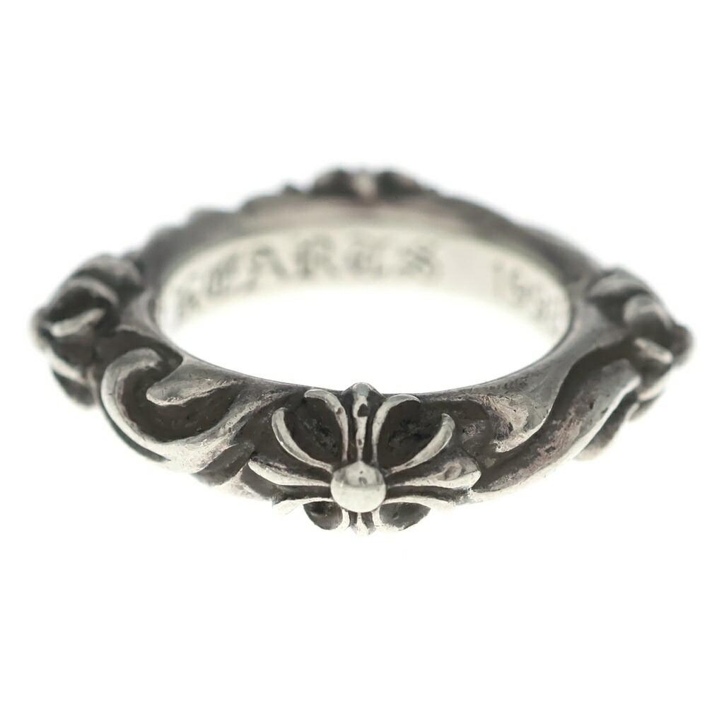CHROME HEARTS(クロムハーツ) 大きさ:9号 SBT BAND SBTダンス楽隊輪っか しろがね色 BCA345【中古】【座標軸B】【色合いしろがね色】【取りまわしバス発着場OneStyle新宿店】