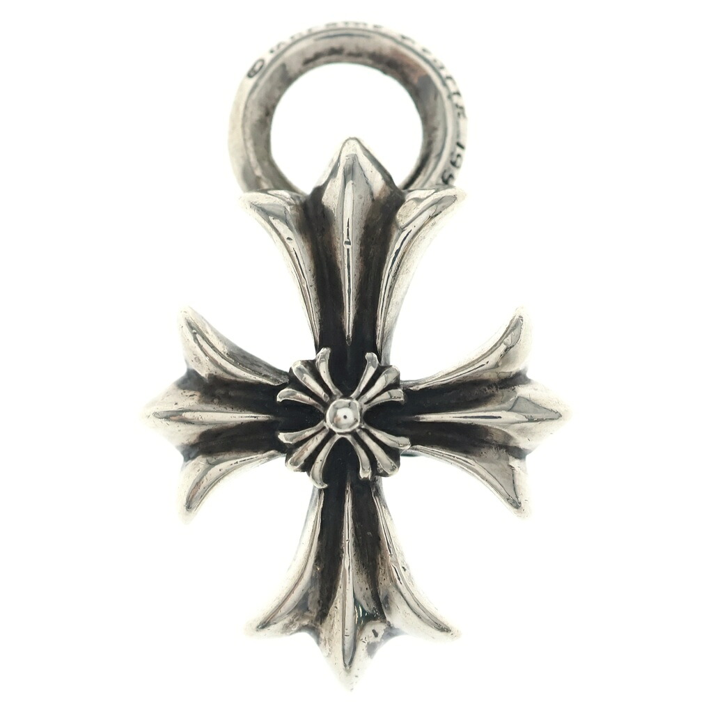CHROME HEARTS(クロムハーツ) DBL CH PRS ダブルCH足し加える シャンデリヤいの一番 しろがね色 BCA249プ【中古】【座標軸B】【色合いしろがね色】【取りまわしバス発着場OneStyle新宿店】