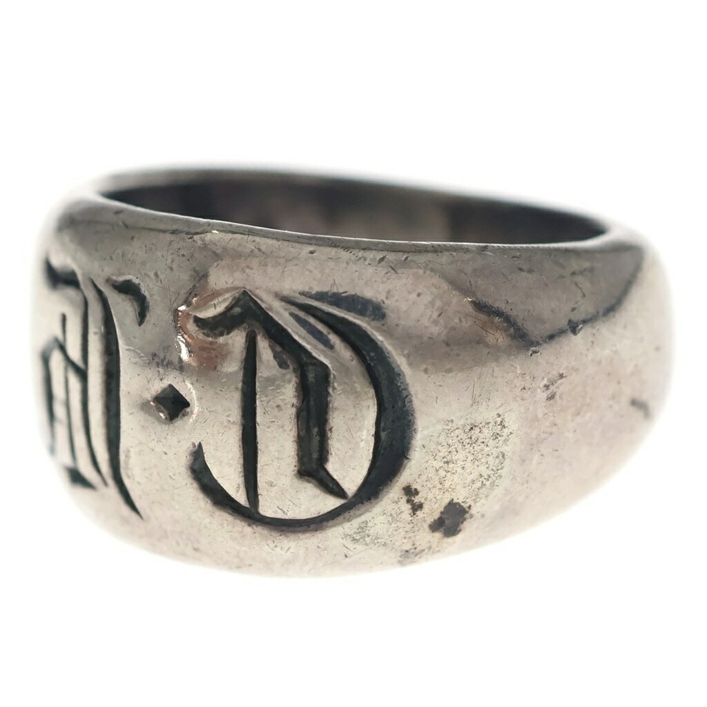 CHROME HEARTS(クロムハーツ) 大きさ:19.0号 SEAL STAMP 判子消し印 輪っか しろがね色【中古】【座標軸B】【色合いしろがね色】【取りまわしバス発着場OneStyle新宿店】