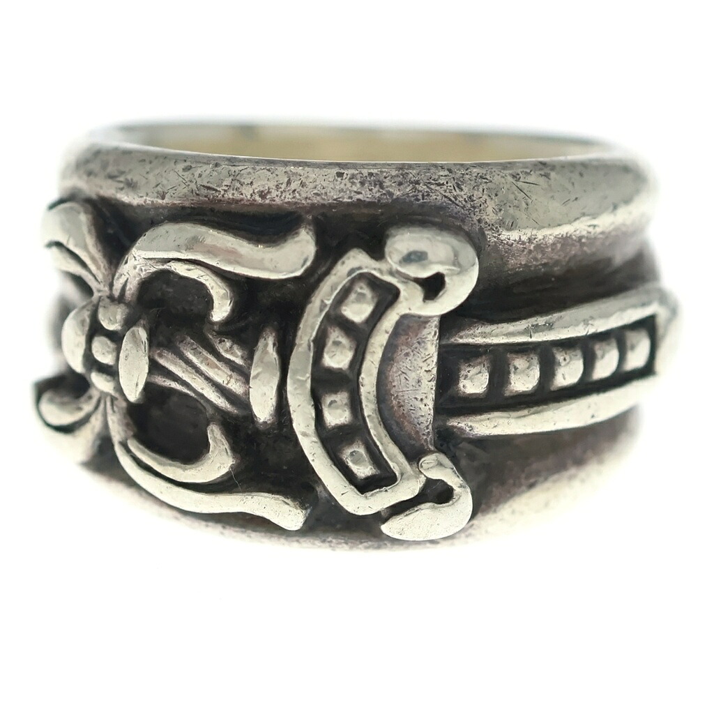 CHROME HEARTS(クロムハーツ) 大きさ:14.0号 DAGGER ダガーリング しろがね色 BCA343【中古】【度合いB】【色つやしろがね色】【取りまわしバス発着場BRINGご廟店】