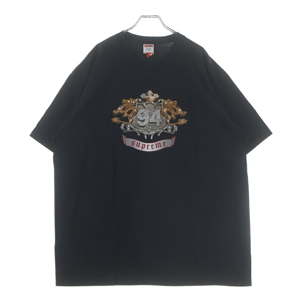 SUPREME(シュプリーム) 大きさ:XL 24AW Diamonds Tee 金剛石 刷り上げる 労働者の一団のど首半袖ティーシャツ カットソー 黒いこと【新古品/中古】【度合いS】【色つや黒いこと】【取りまわしバス発着場BRING京都河原町店】