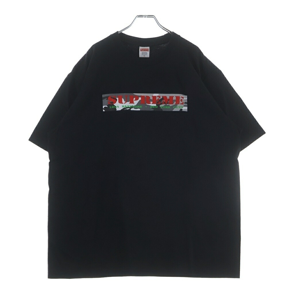 SUPREME(シュプリーム) 大きさ:XL 25SS Hardcore Tee 捉え所のない中核グループ 刷り上げる 労働者の一団のど首半袖ティーシャツ カットソー 黒いこと【新古品/中古】【度合いS】【色つや黒いこと】【取りまわしバス発着場BRING京都河原町店】