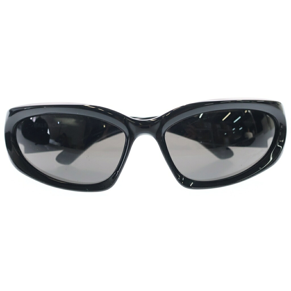 BALENCIAGA(バレンシアガ) 大きさ:65□17ー125 Swift oval 黒眼鏡 黒いこと BB0157S【中古】【度合いB】【色つや黒いこと】【取りまわしバス発着場BRING渋谷ANNEX店】