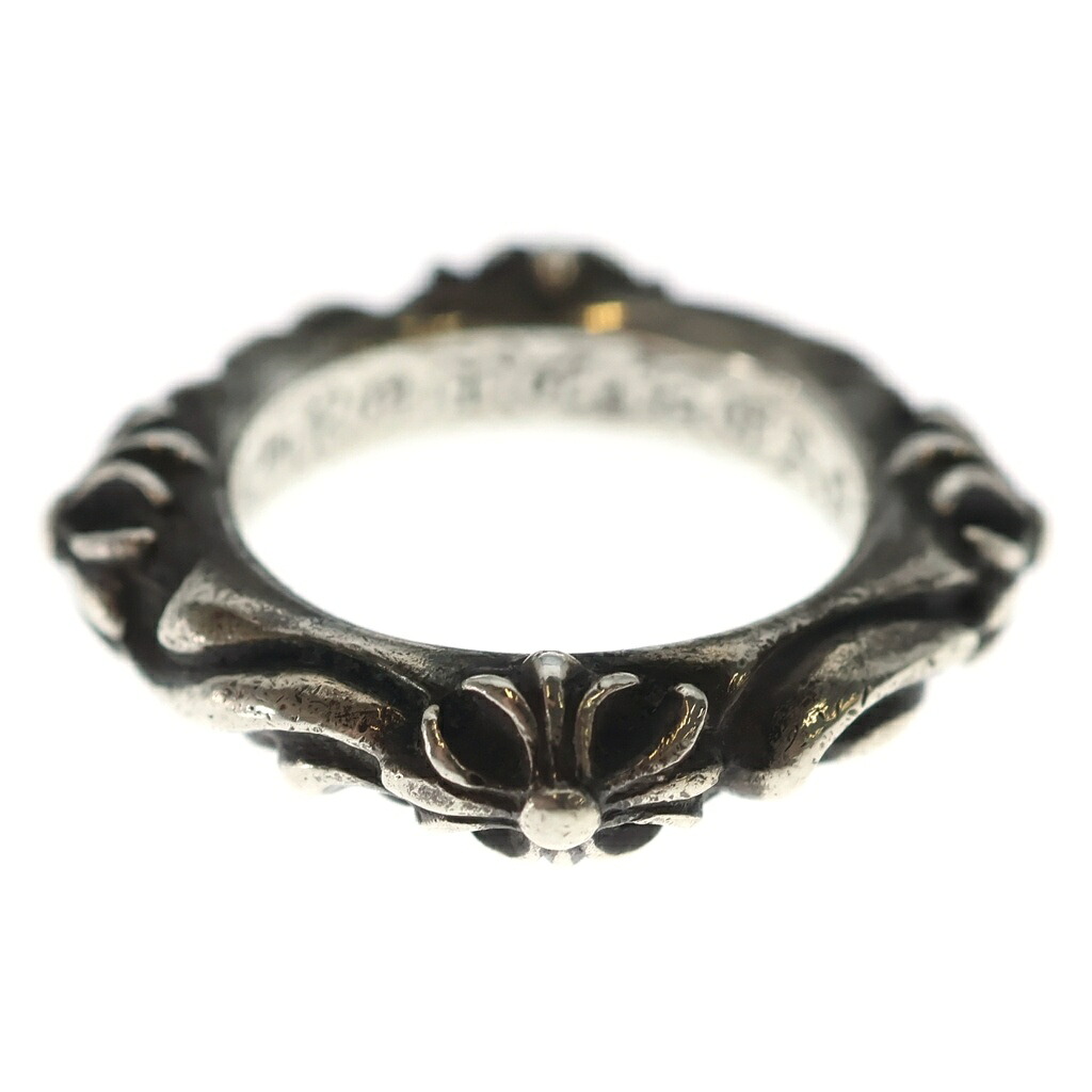 CHROME HEARTS(クロムハーツ) 大きさ: 10号 SBT BAND SBTダンス楽隊輪っか しろがね色 BCA345【中古】【座標軸B】【色合いしろがね色】【取りまわしバス発着場渋谷】