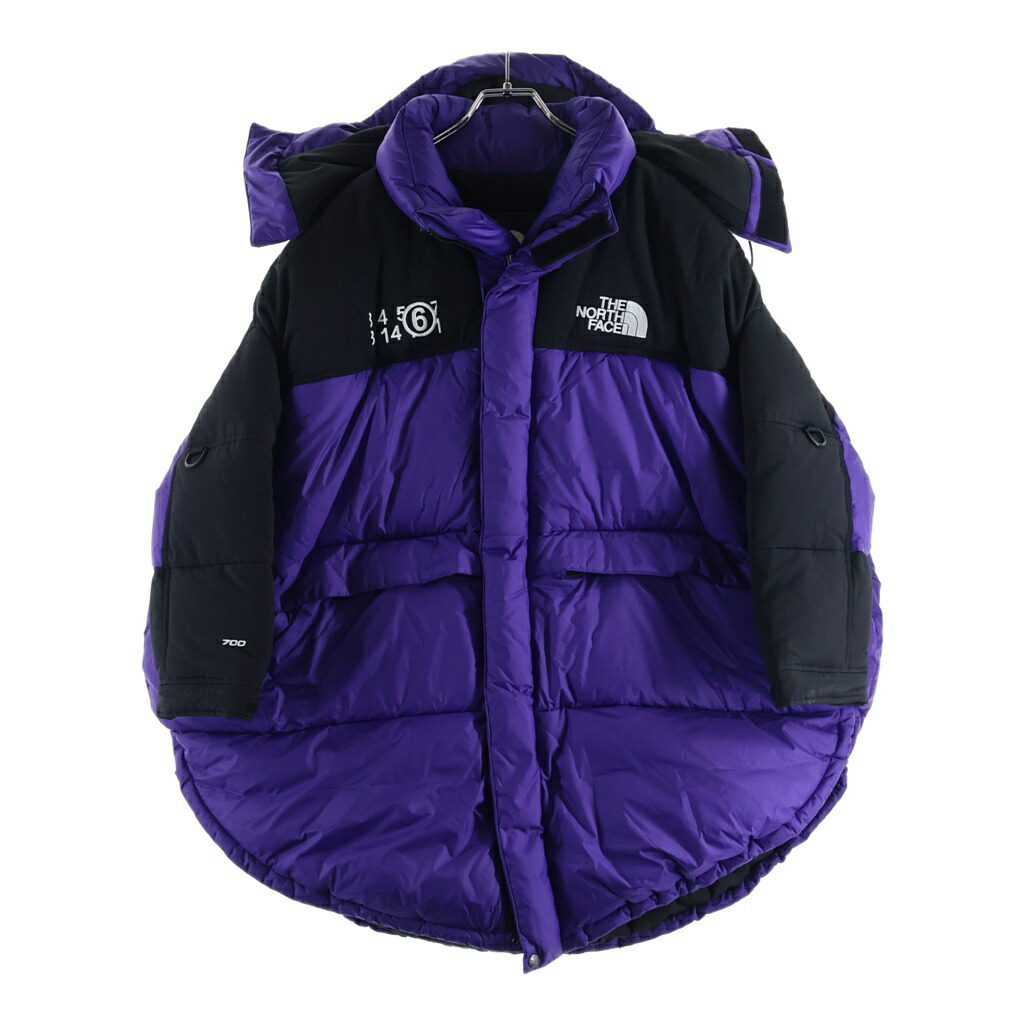 THE NORTH FACE(ザノースフェイス) 大きさ:XS 20AW×MM6 Circle Himalayan Parka ヒマラヤンパーカー 落ちこむ上衣 黒いこと/パープル S62AA0034【中古】【座標軸B】【色合い黒いこと】【オンライン制限事項商いもの】
