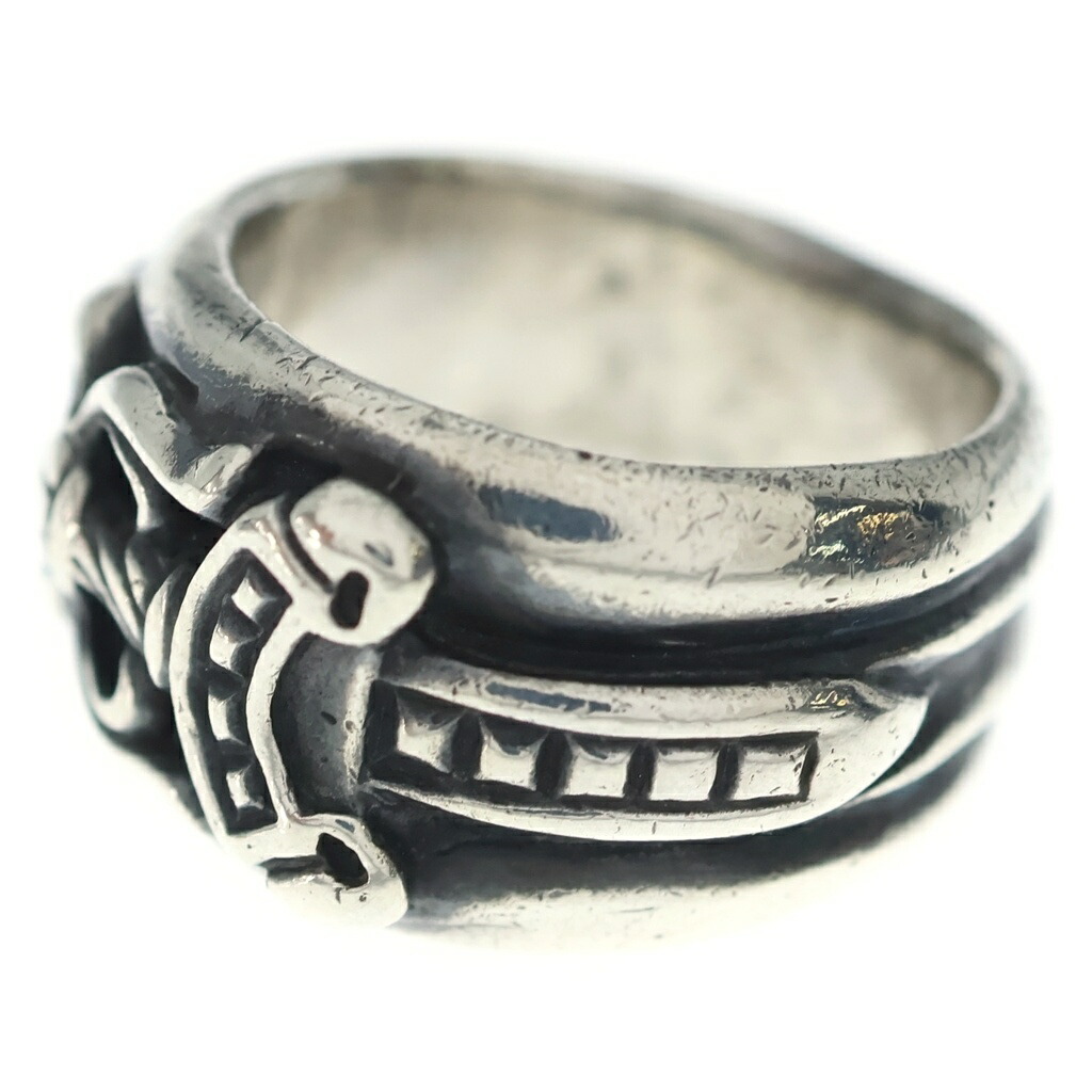 CHROME HEARTS(クロムハーツ) 大きさ:14.5号 DAGGER ダガーリング しろがね色 BCA343【中古】【度合いB】【色つやしろがね色】【取りまわしバス発着場BRING心斎橋店】