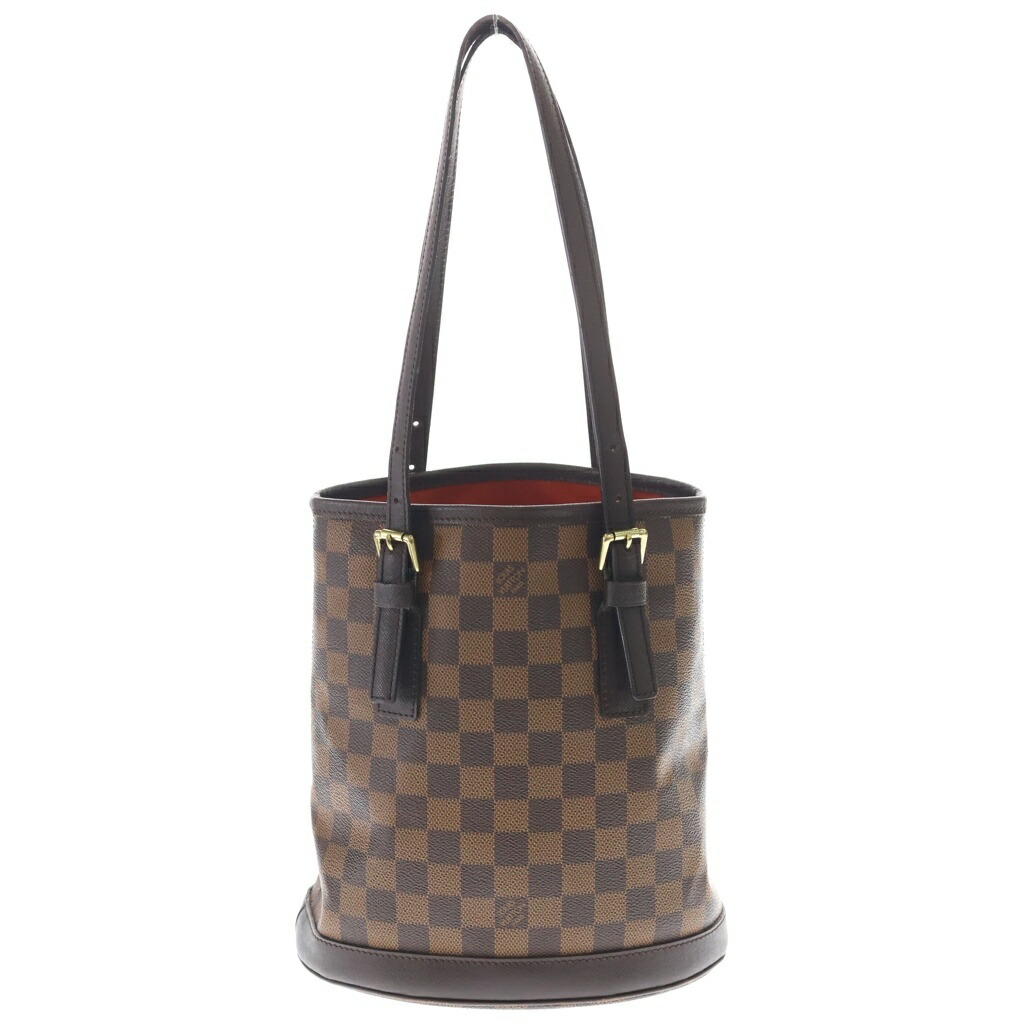 LOUIS VUITTON(ルイヴィトン) ダミエ マレ ハンドバック ミニトートバッグ 赤銅色 なめし革×PVC N42240 ゴールド金具【中古】【度合いB】【色つや赤銅色】【取りまわしバス発着場BRING有楽町マルイ店】