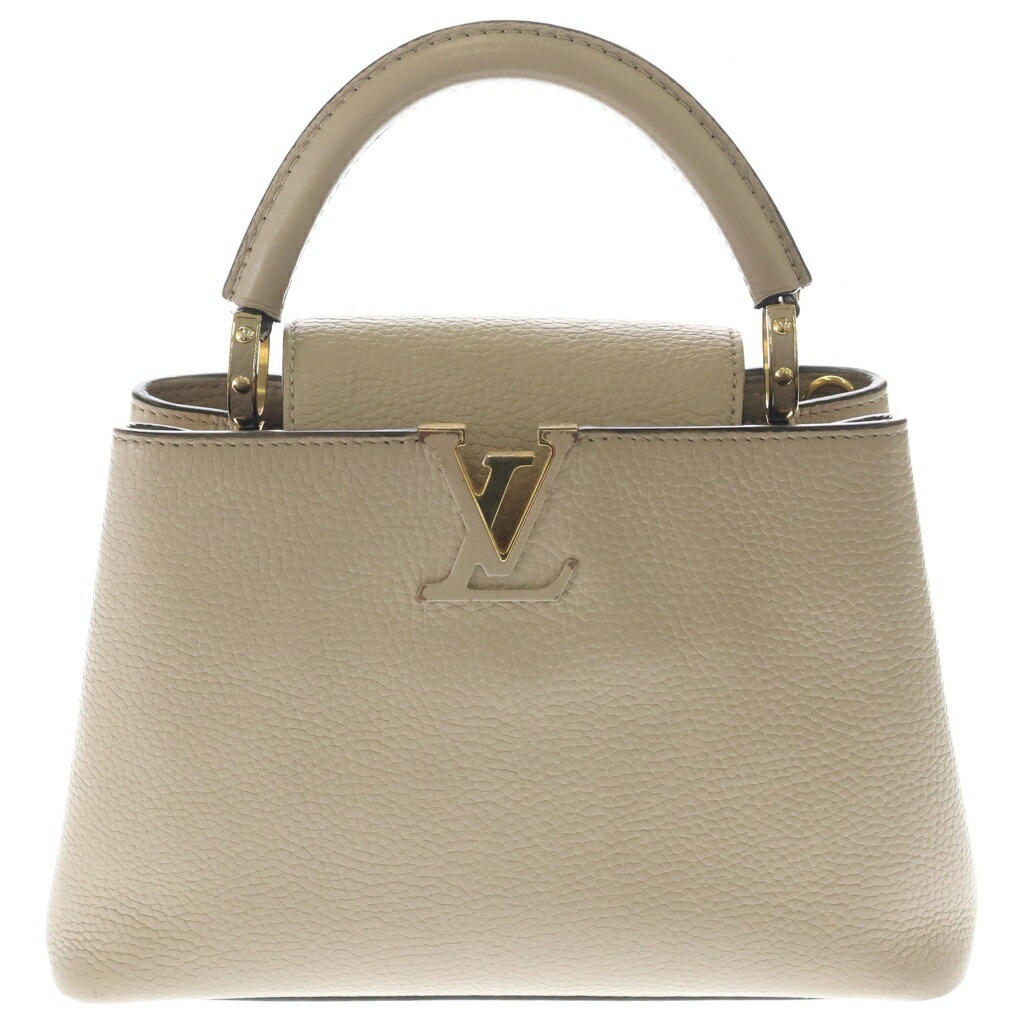 LOUIS VUITTON(ルイヴィトン) カプシーヌBB パルナセア 2WAY ショルダーバッグ ハンドバック M94634 ガレ ベージュ【中古】【度合いB】【色つやベージュ】【取りまわしバス発着場新宿】