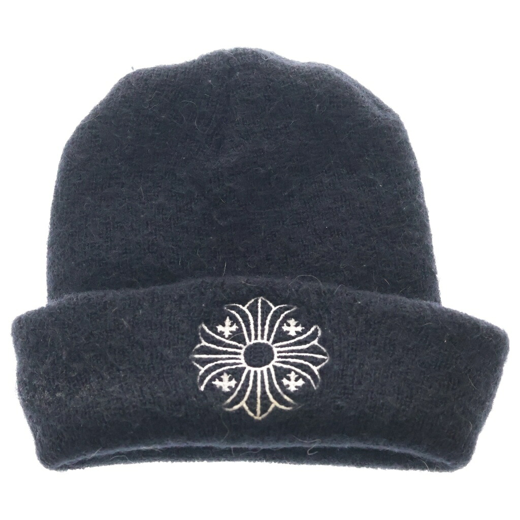 CHROME HEARTS(クロムハーツ) WATCH CAP ワッチキャップ CHプラス刺繍 ニットビーニー 帽子 ブラック【中古】【程度B】【カラーブラック】【取扱店舗OneStyle原宿店】｜ブランド買取・販売　BRING