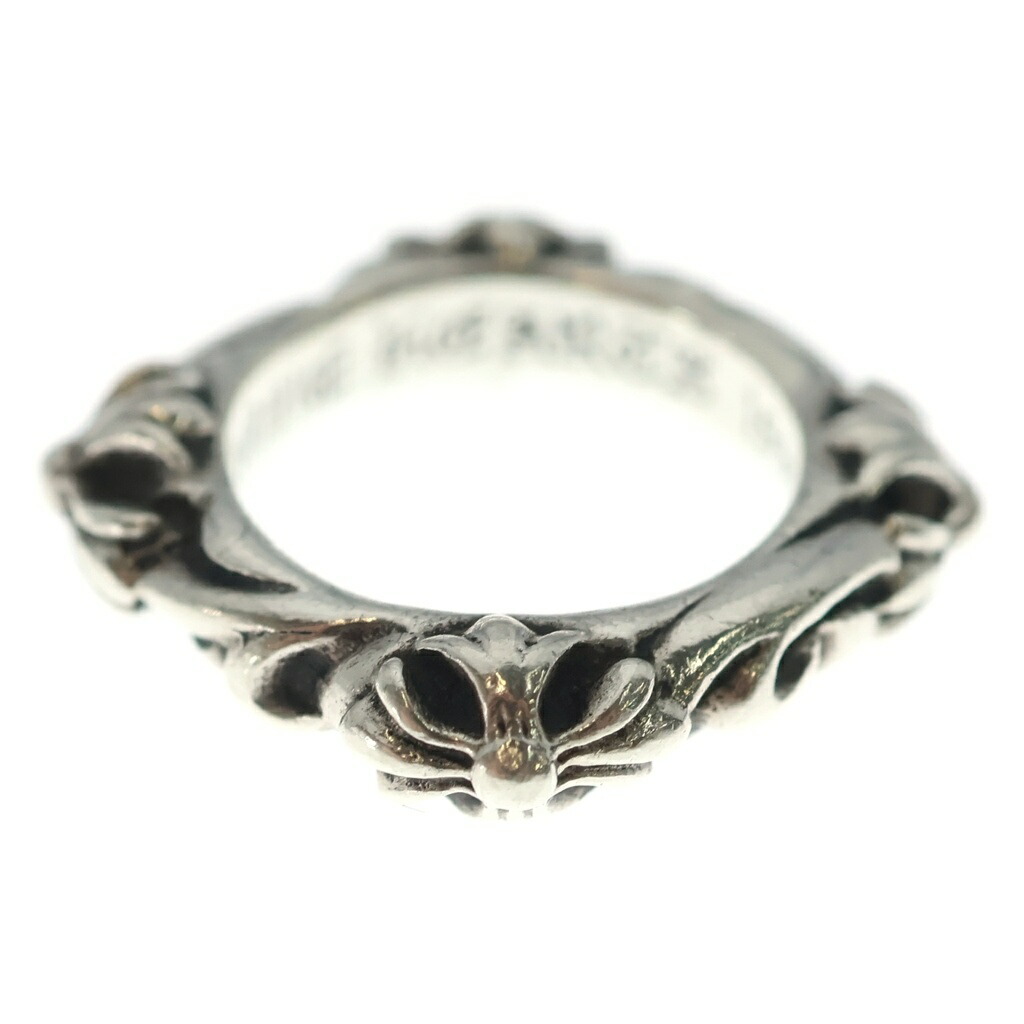 CHROME HEARTS(クロムハーツ) 大きさ:4号 SBT BAND SBTダンス楽隊輪っか しろがね色 BCA345【中古】【座標軸B】【色合いしろがね色】【取りまわしバス発着場OneStyle推進機通り道店】