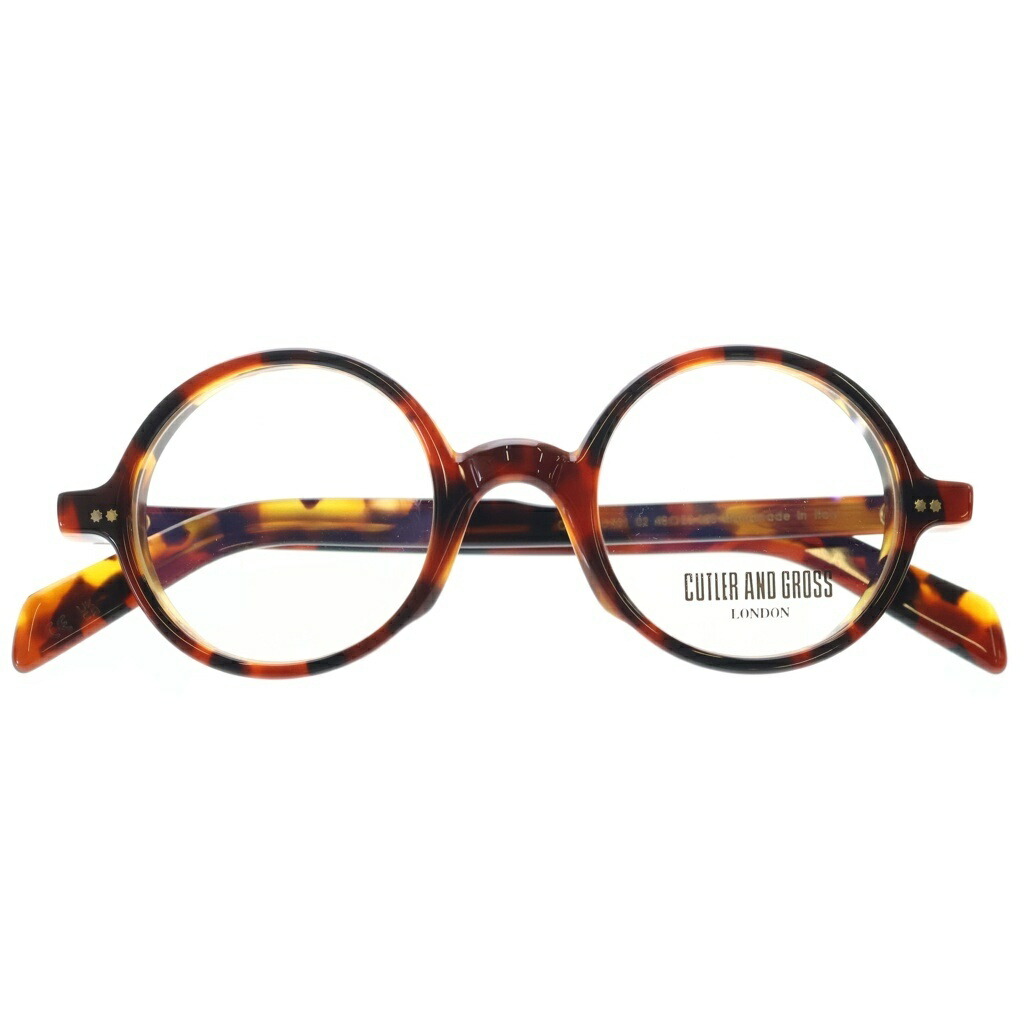 CUTLER AND GROSS(カトラーアンドグロス) 大いさ:48□23ー150 GR01 02 ラウンド枠組み せつ然たる水晶体 黒眼鏡 眼鏡 赤銅色【新古品/中古】【座標軸S】【色合い赤銅色】【取りまわしバス発着場BRING横浜ビブレ店】