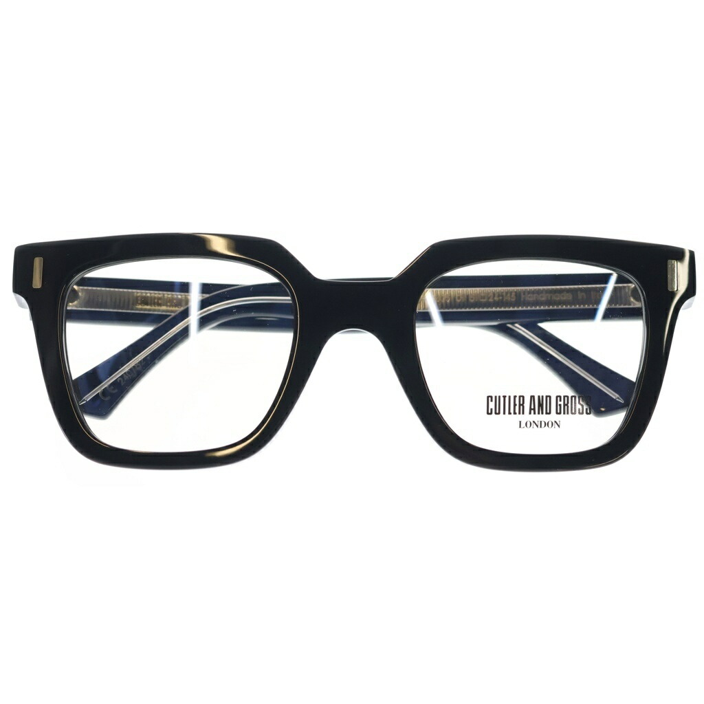 CUTLER AND GROSS(カトラーアンドグロス) 大いさ:51□24ー145 1305 01 真四角枠組み せつ然たる水晶体 黒眼鏡 眼鏡 黒いこと【新古品/中古】【座標軸S】【色合い黒いこと】【取りまわしバス発着場BRING横浜ビブレ店】