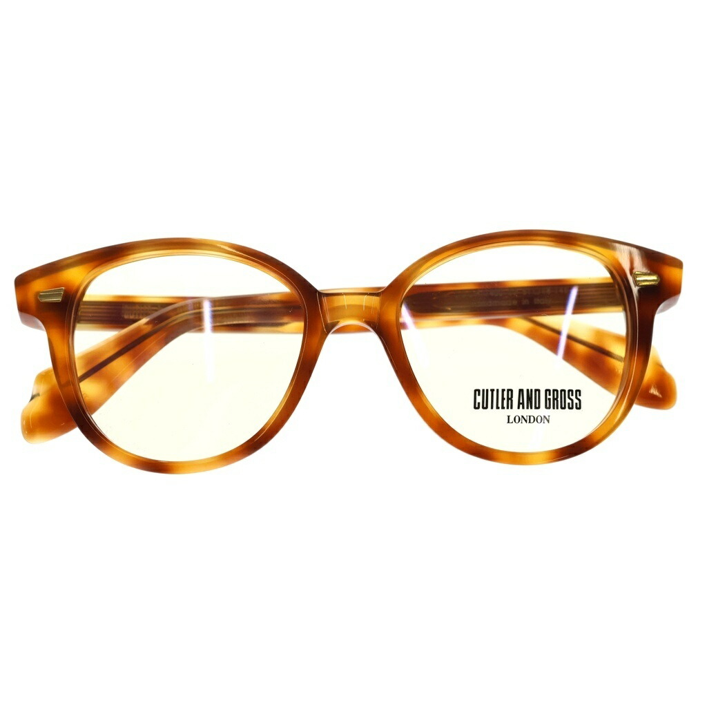 CUTLER AND GROSS(カトラーアンドグロス) 大きさ:51□18‐145 1400 02 ウェリントンひな形 せつ然たる 黒眼鏡 眼鏡 赤銅色【新古品/中古】【度合いS】【色つや赤銅色】【取りまわしバス発着場BRING横浜ビブレ店】
