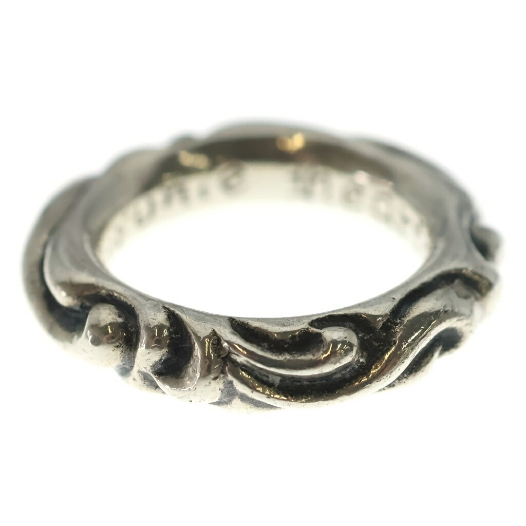 CHROME HEARTS(クロムハーツ) 大いさ:9.5号 SCRL BAND スクロール周波数帯域 輪っか しろがね色 BCA351【中古】【座標軸B】【色合いしろがね色】【取りまわしバス発着場BRING仙台店】
