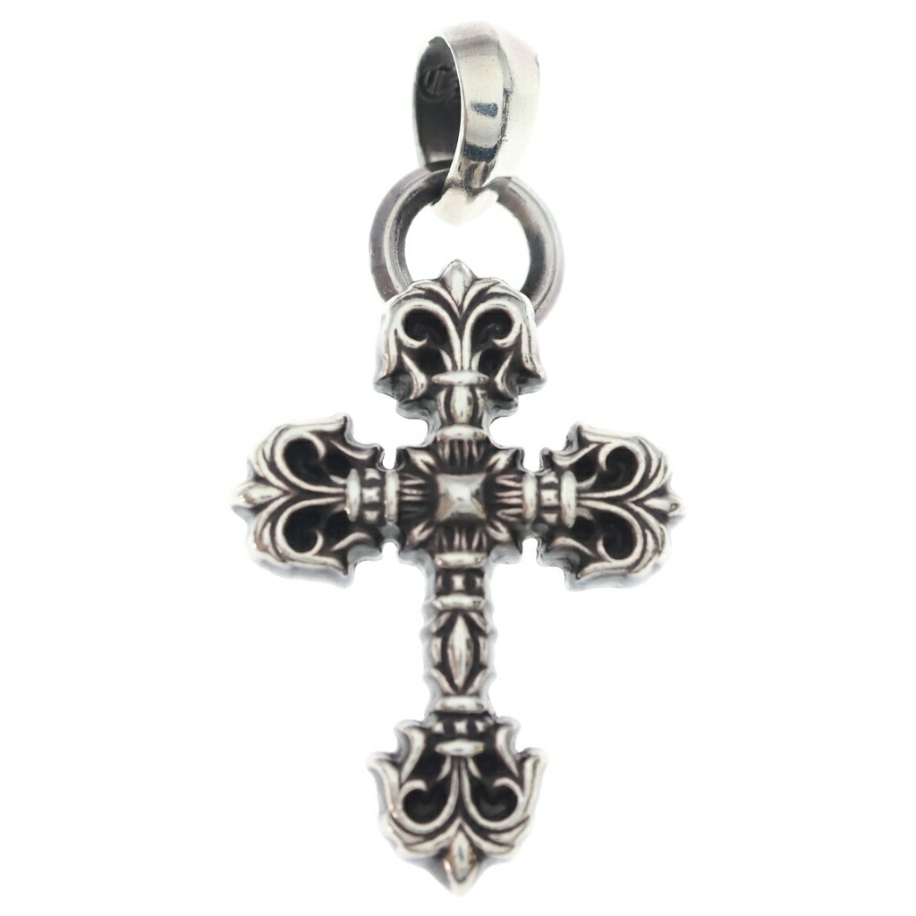 CHROME HEARTS(クロムハーツ) 大きさ:- FILIG CROSS-XSM W BALE フィリグリークロスXSベイル wベイル 首飾りいの一番 しろがね色 BCA262【中古】【座標軸B】【色合いしろがね色】【取りまわしバス発着場OneStyle新宿店】