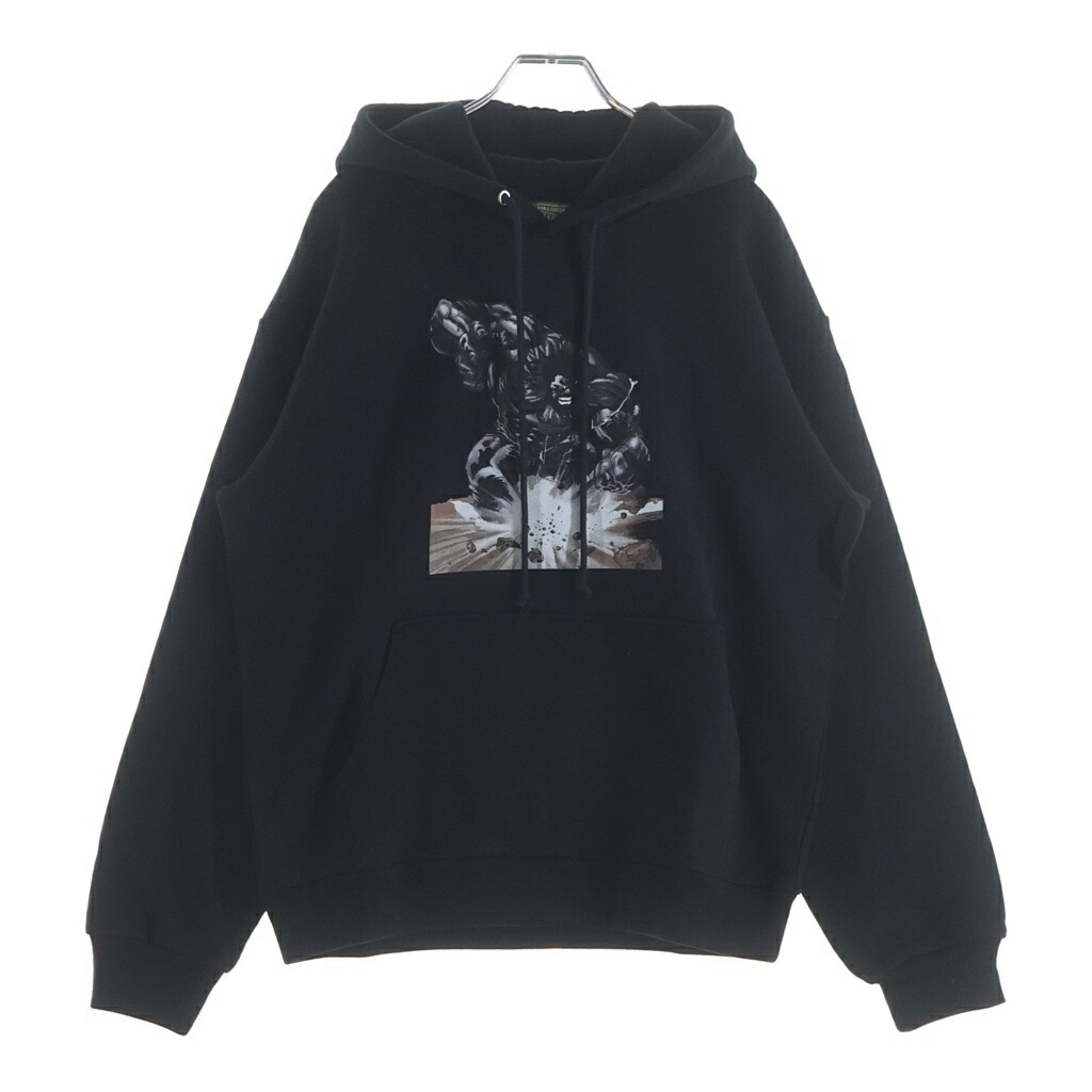 DENIM TEARS(デニムティアーズ) 大いさ:M ×Arthur Jafa LeRage Hoodie アーサー王 ジャファ ル レイジ プルオーバースウェットパーカー フーディー 黒いこと【新古品/中古】【座標軸S】【色合い黒いこと】【取りまわしバス発着場原宿】