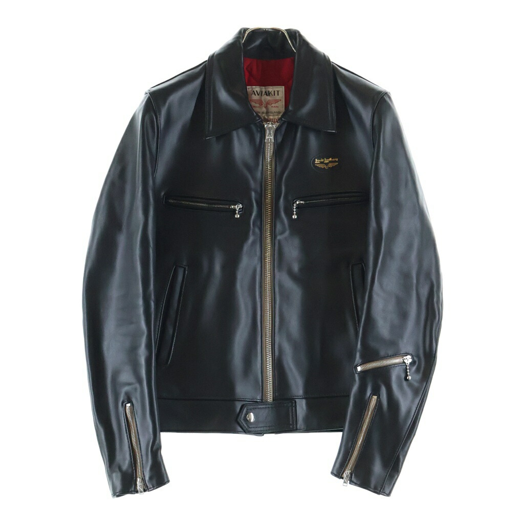 Lewis Leathers(ルイスなめし革) 大いさ:36 DOMINATOR 551T HORSE HIDE ドミネーター タイトフィット ホースハイド シングルライダースジャケット 黒いこと【中古】【座標軸A】【色合い黒いこと】【取りまわしバス発着場BRING WASTE_NOT】