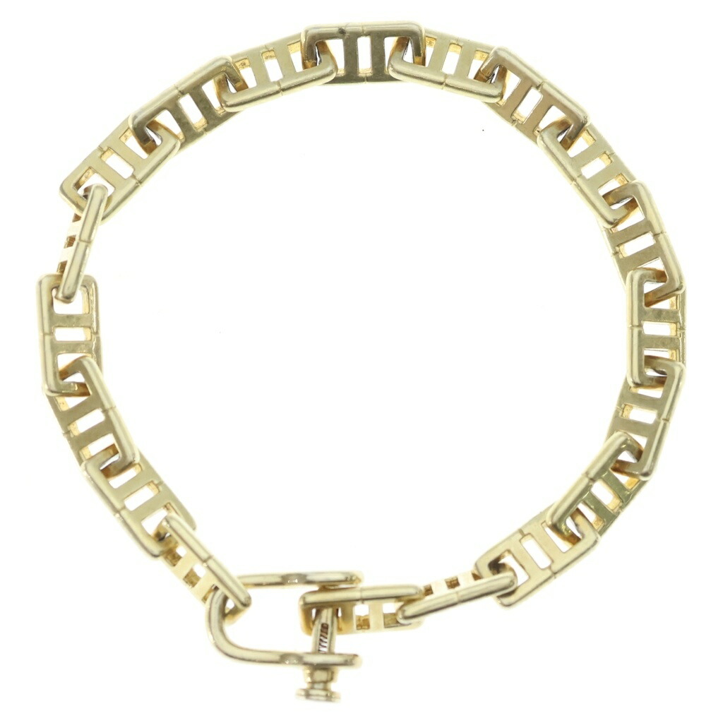 AMBUSH(アンブッシュ) SMALL MONOGRAM CHAIN BRACELET スモールモノグラム チェーン店腕輪 ゴールド【中古】【度合いB】【色つやゴールド】【取りまわしバス発着場BRING THRIFT CLOSET 幕張店】