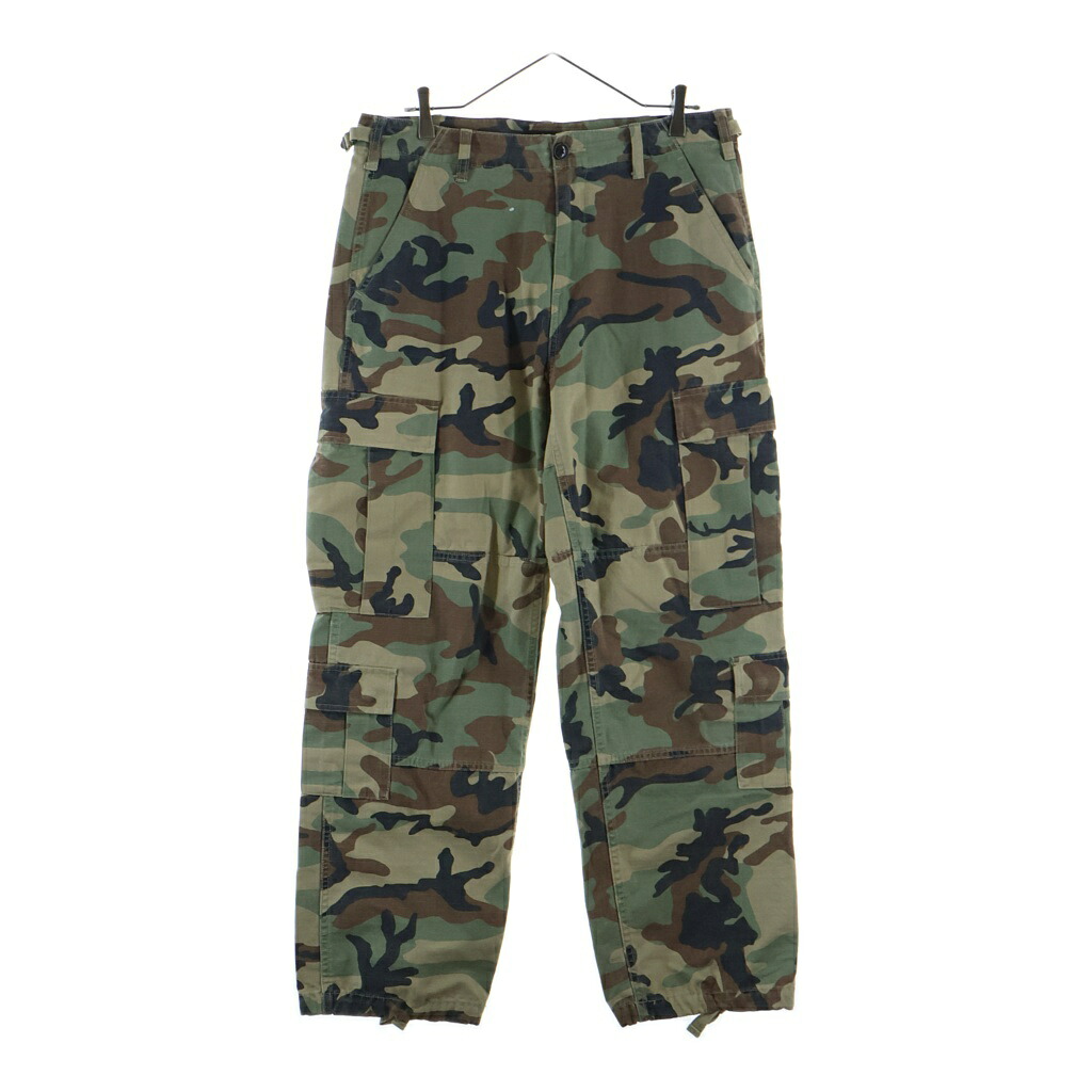 STUSSY(ステューシー) サイズ:30 Ripstop Surplus Cargo Pant カモ柄 リップストップ カーゴパンツ カーキ【中古】【程度A】【カラーカーキ】【取扱店舗BRING THRIFT CLOSET 幕張店】|ブランド買取・販売 BRING