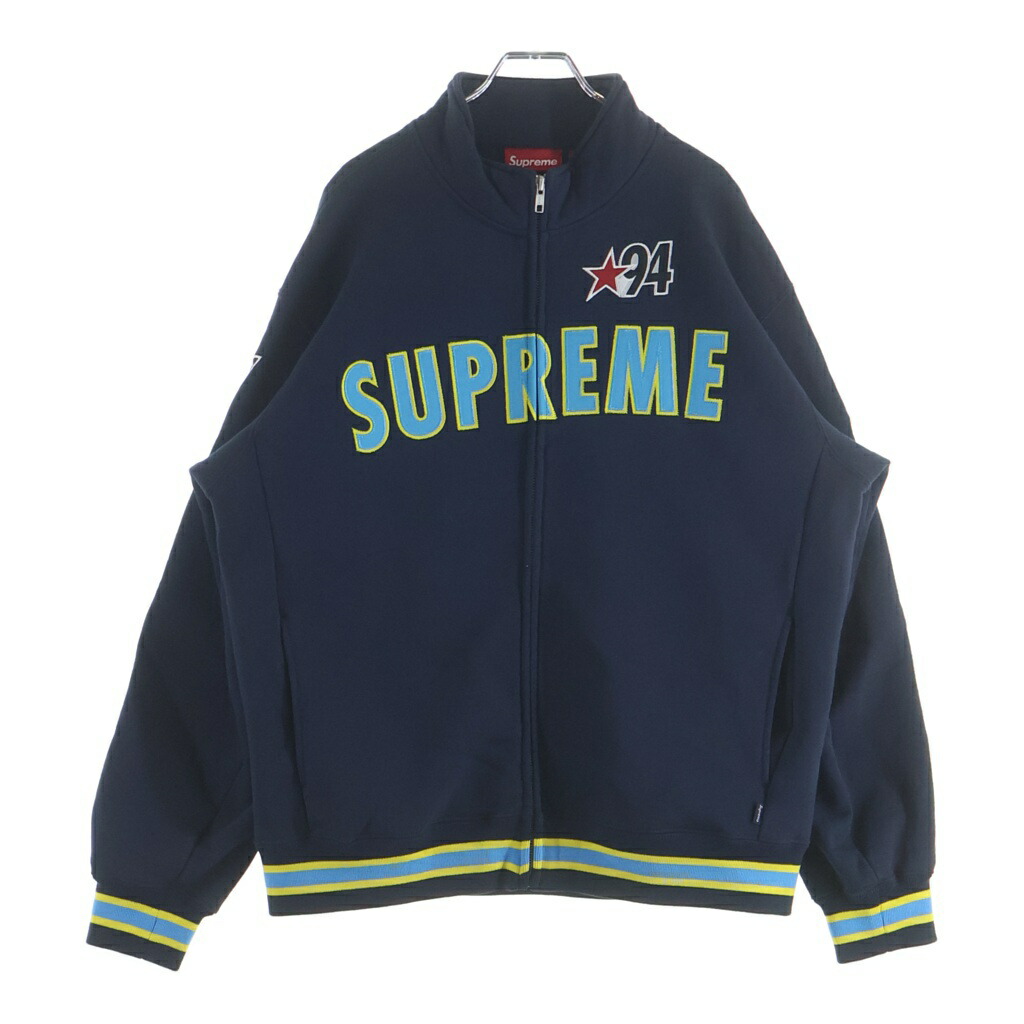 SUPREME(シュプリーム) 大きさ:M 26SS Mascots Zip Up Sweatshirt マスコッツ ジップアップ スウェットパーカー 米国海軍【中古】【度合いB】【カラーネイビー】【取りまわしバス発着場BRINGご廟店】