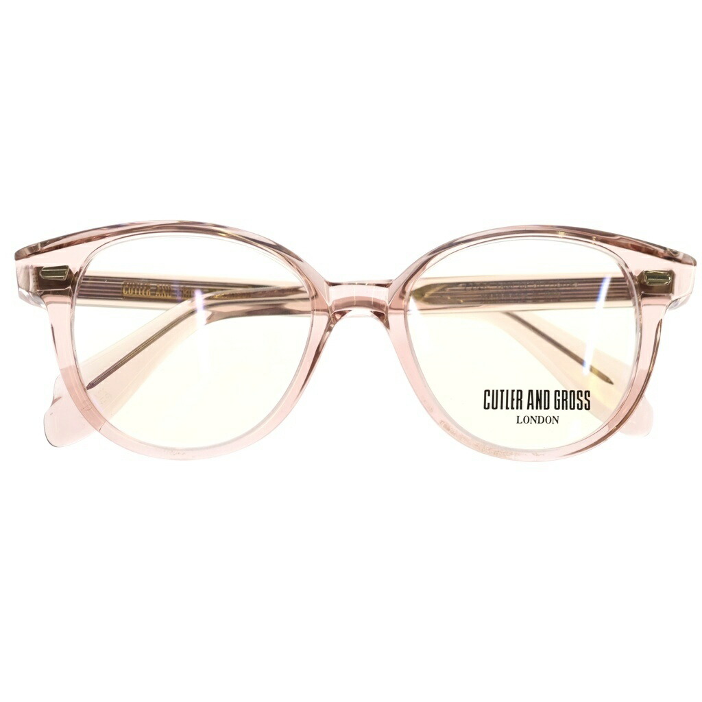 CUTLER AND GROSS(カトラーアンドグロス) 大きさ:51□18‐145 1400 04 ウェリントンひな形 せつ然たる 黒眼鏡 眼鏡 さくら色【新古品/中古】【度合いS】【色つやさくら色】【取りまわしバス発着場BRING福岡天神店】